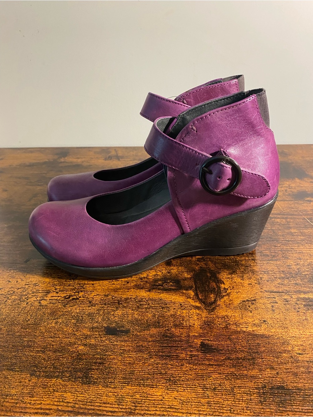 Dansko Rebel Wedge Mary Jane Shoes
